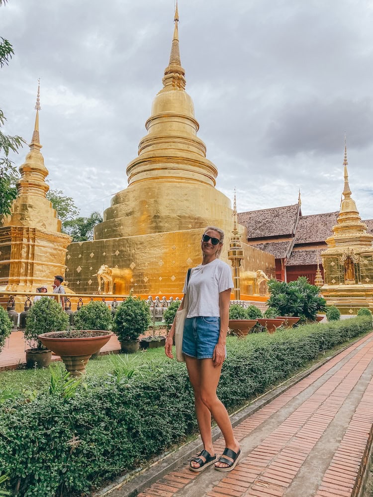 At the temple Wat Phra Singh Chiang Mai