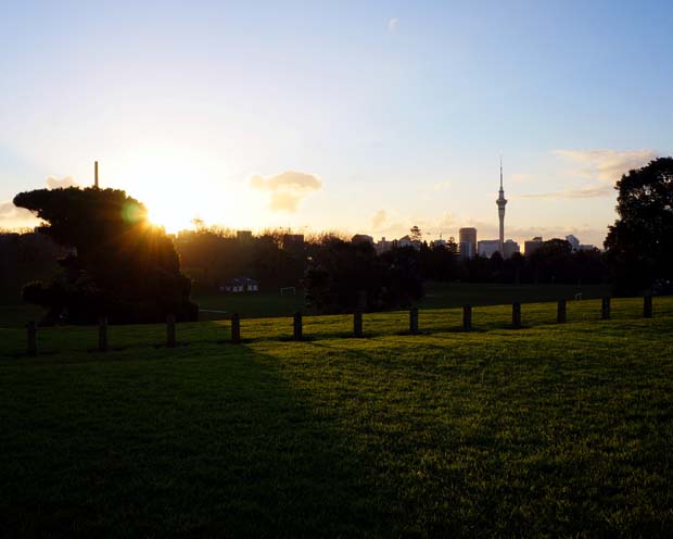 Auckland Domain Sunset