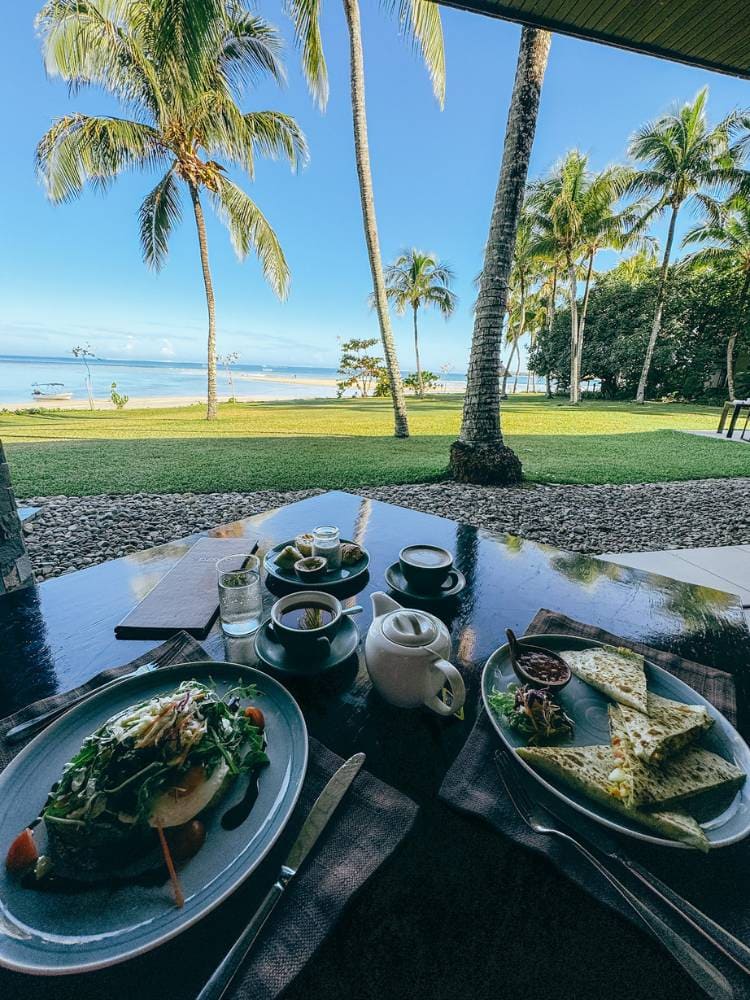 Breakfast at Navo Restaurant at InterContinental Fiji