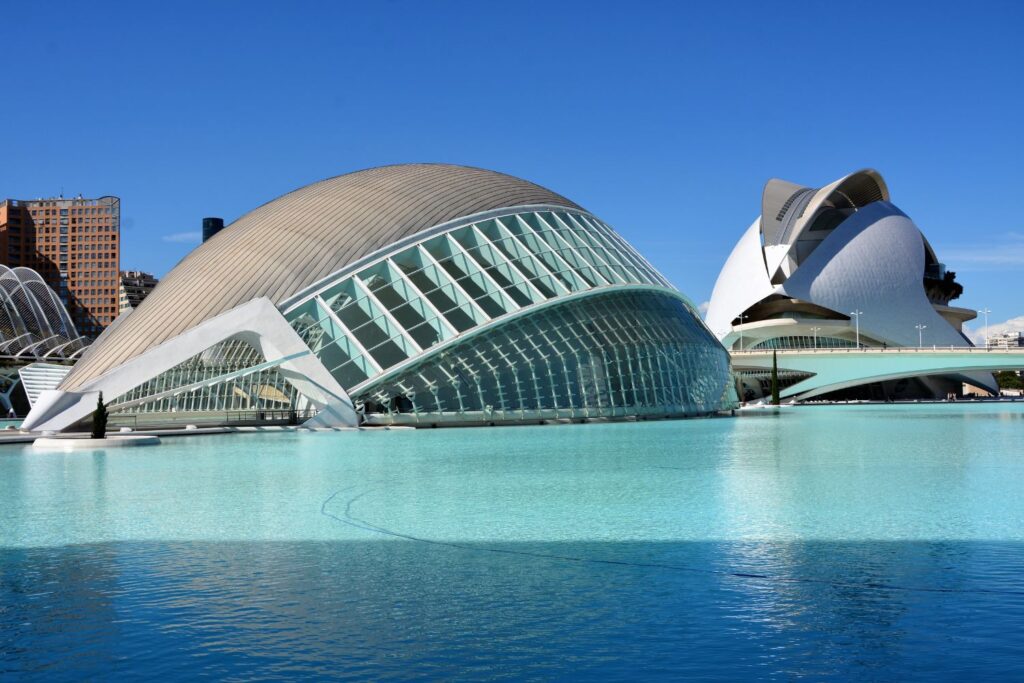 unique architecture designs at Ciudad de las Artes y las Ciencias
