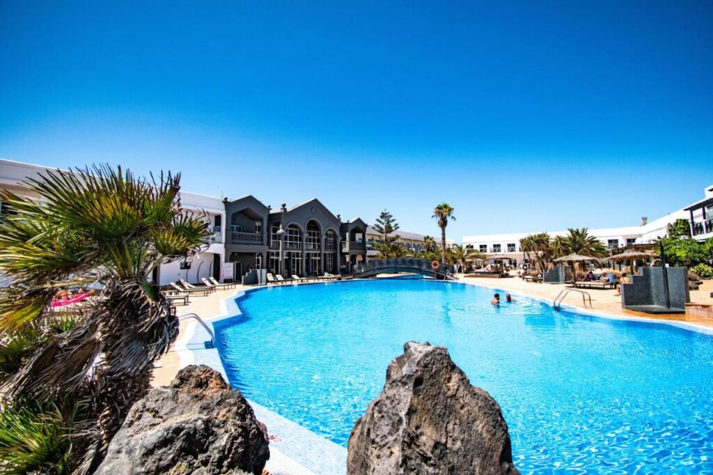 large outdoor pool at Coral Cotillo Beach hotel