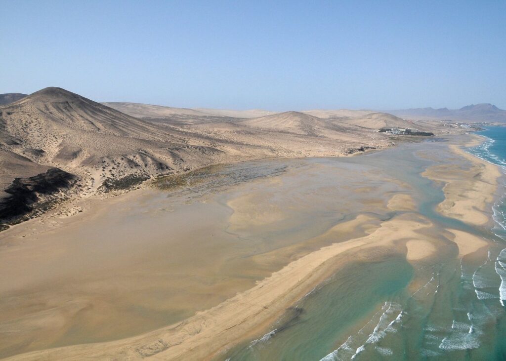 Costa Calma dunes and sea