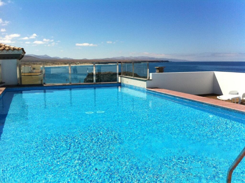 rooftop pool with gorgeous ocean view