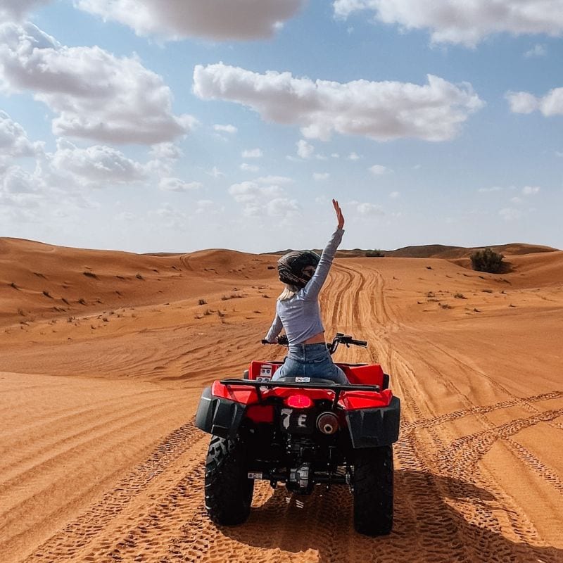 dubai desert quad biking