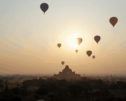 temples of Bagan in Myanmar
