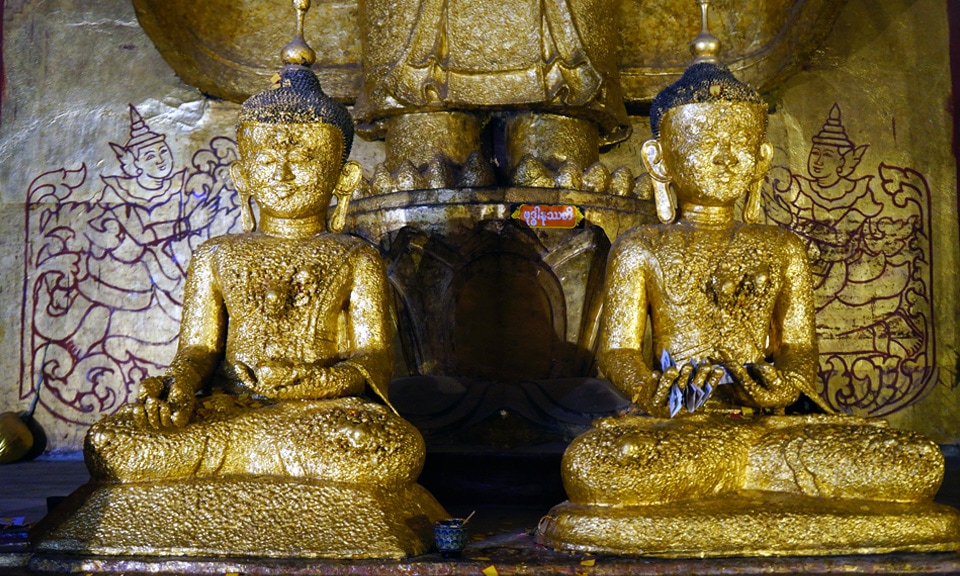 gold buddha myanmar