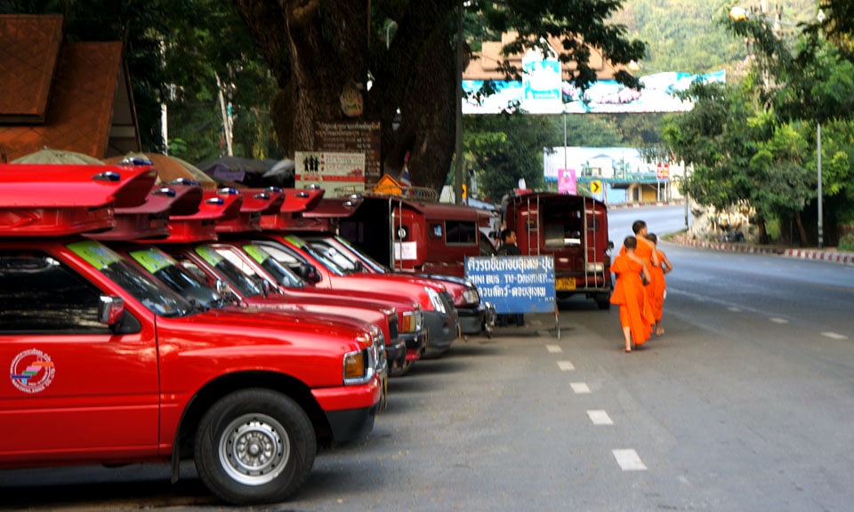 Chiang Mai day trip by songthaew