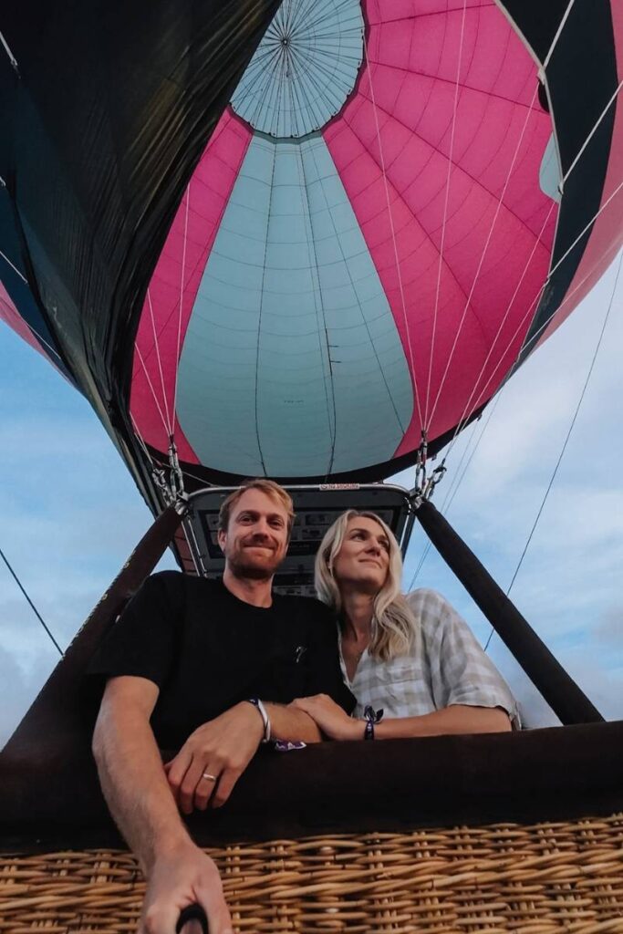 Hot air ride balloon Ipswich