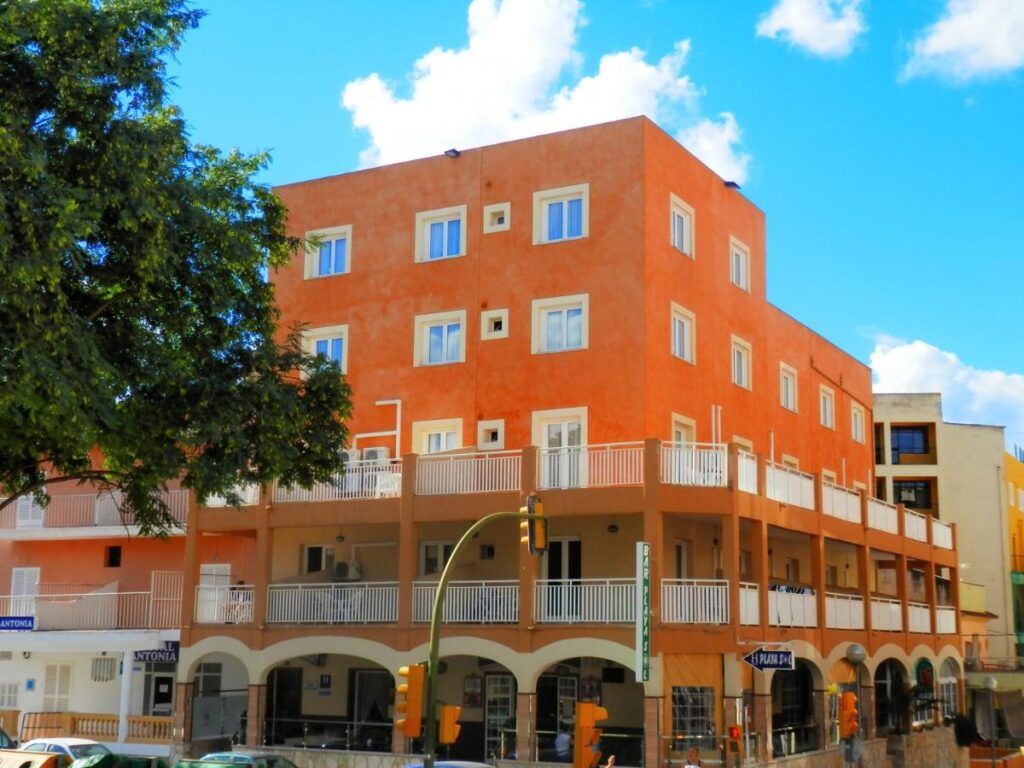 orange building exterior