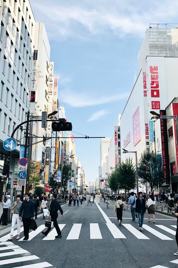 travel guide to Tokyo