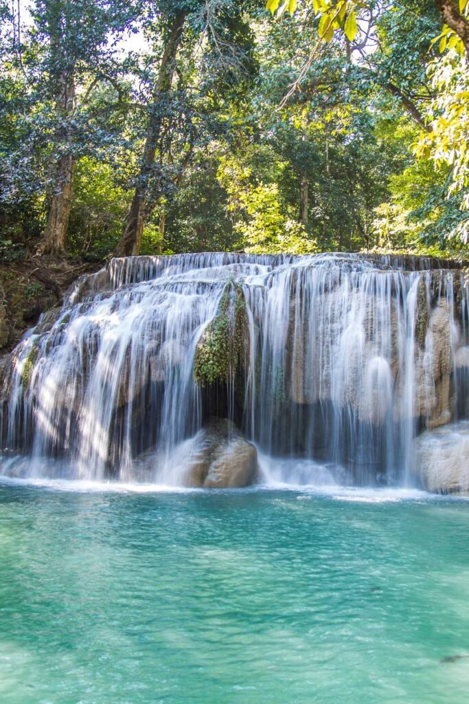 Kanchanaburi Thailand Waterfall