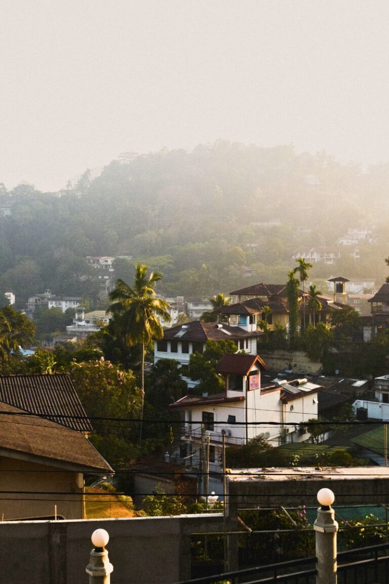 Kandy Sri Lanka morning mist