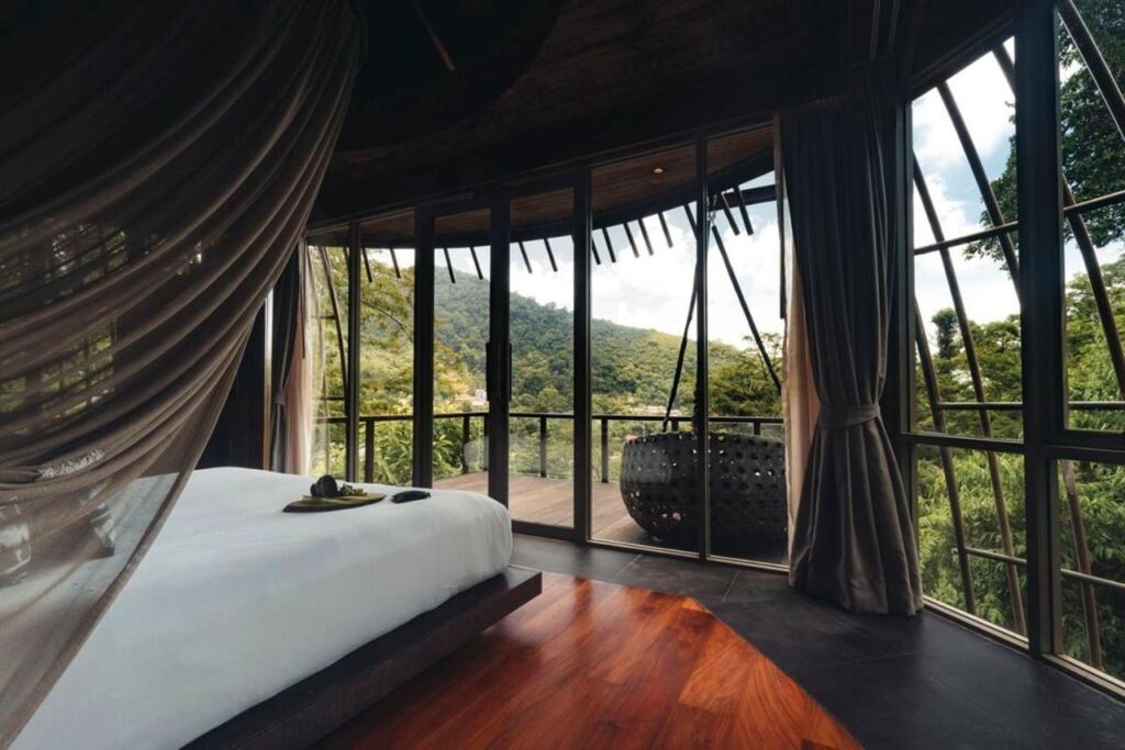 One of the rooms Keemala with beautiful nature view.