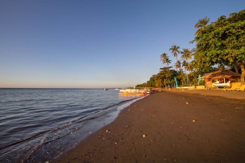 Lovina beach in northern Bali