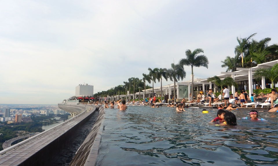 Marina Bay Sands Daylight Infinity Pool