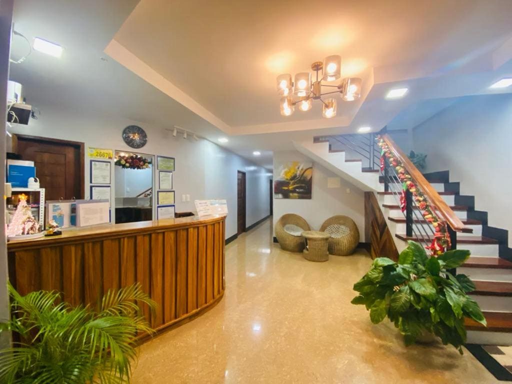 hotel lobby at Mongki's Pensionhouse