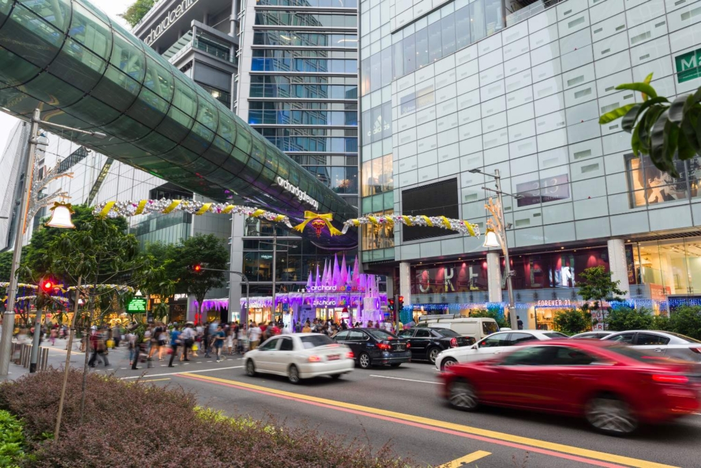 Orchard Road in Singapore