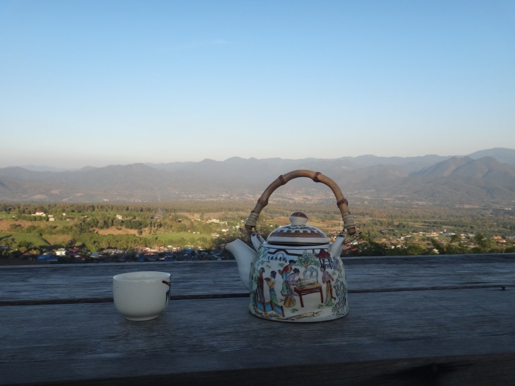 viewpoint over Pai in Northern Thailand