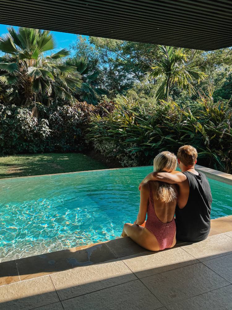 private plunge pool at InterContinental Fiji