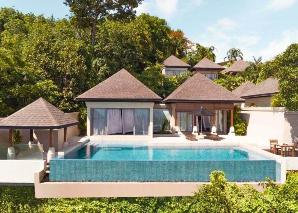 Private pool villas in Phuket surrounded by greenery
