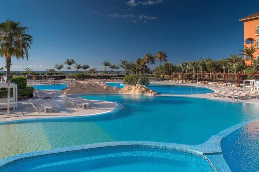 beautiful outdoor pool at Sheraton Fuerteventura