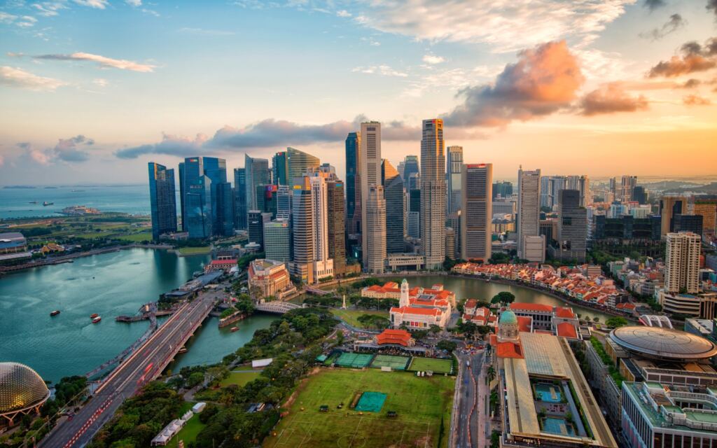 singapore from the top