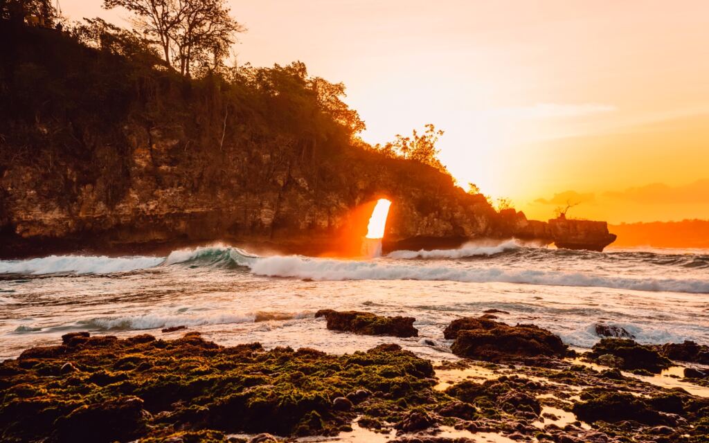 sunset at Crystal Bay