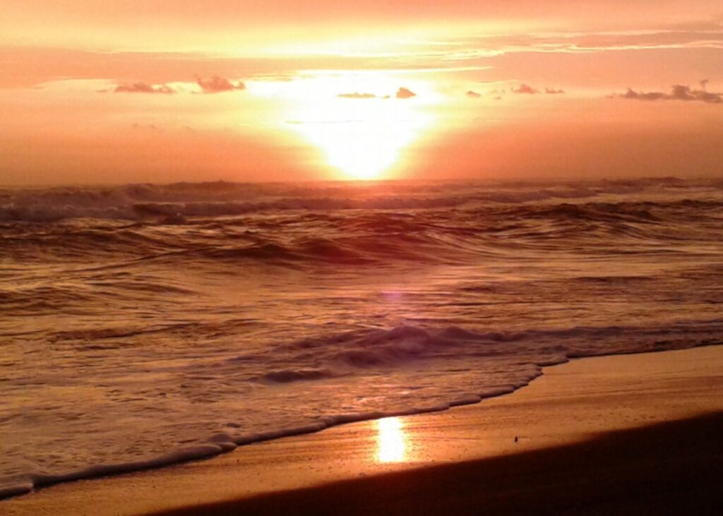 Absolutely amazing sunset at Parangtritis beach