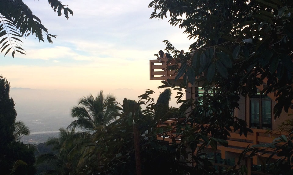 Chiang Mai viewpoint from Doi Suthep temple