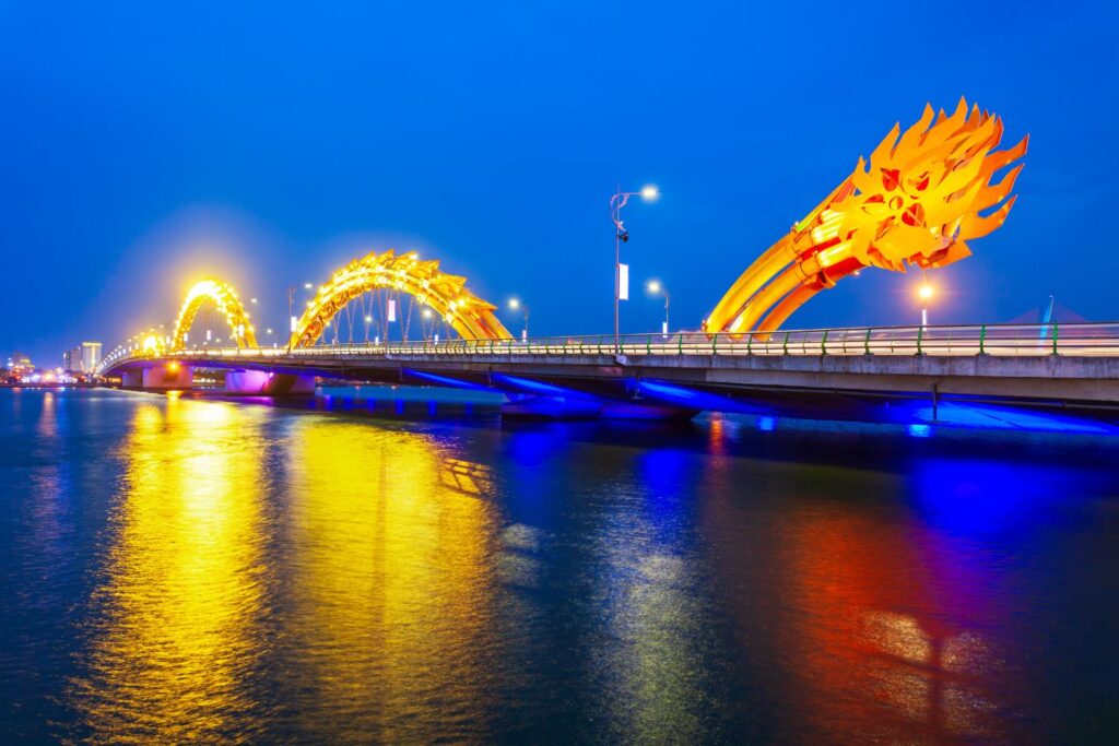 The Dragon Bridge, one of the best things to do in Da Nang