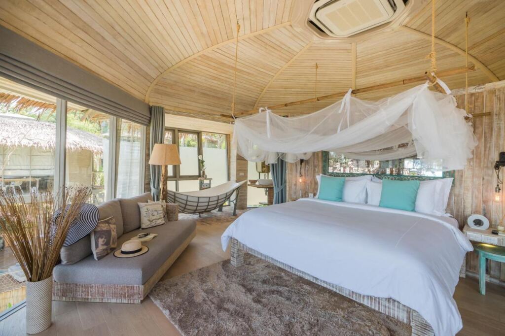 One of the rooms in TreeHouse Villas.