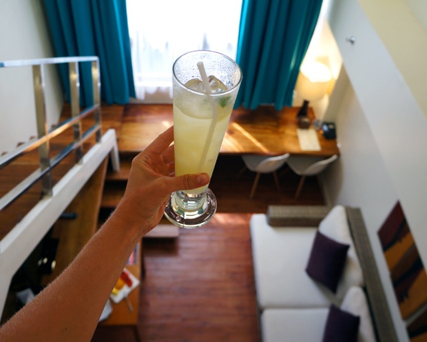 Welcome Drink at Ferra Hotel Boracay