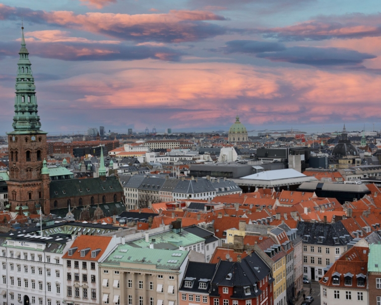 City of Copenhagen during Sunset⁠