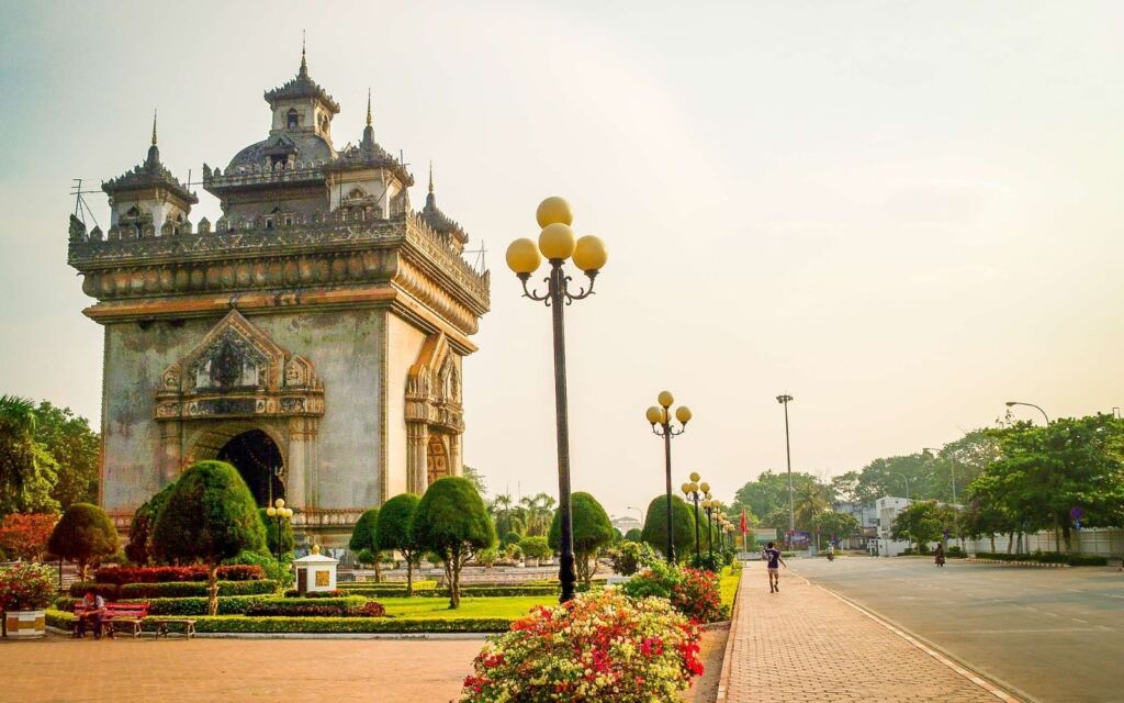 where to stay in vientiane - city center