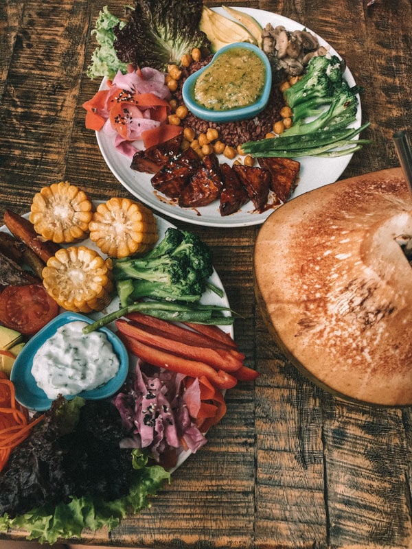 yoga travel health food