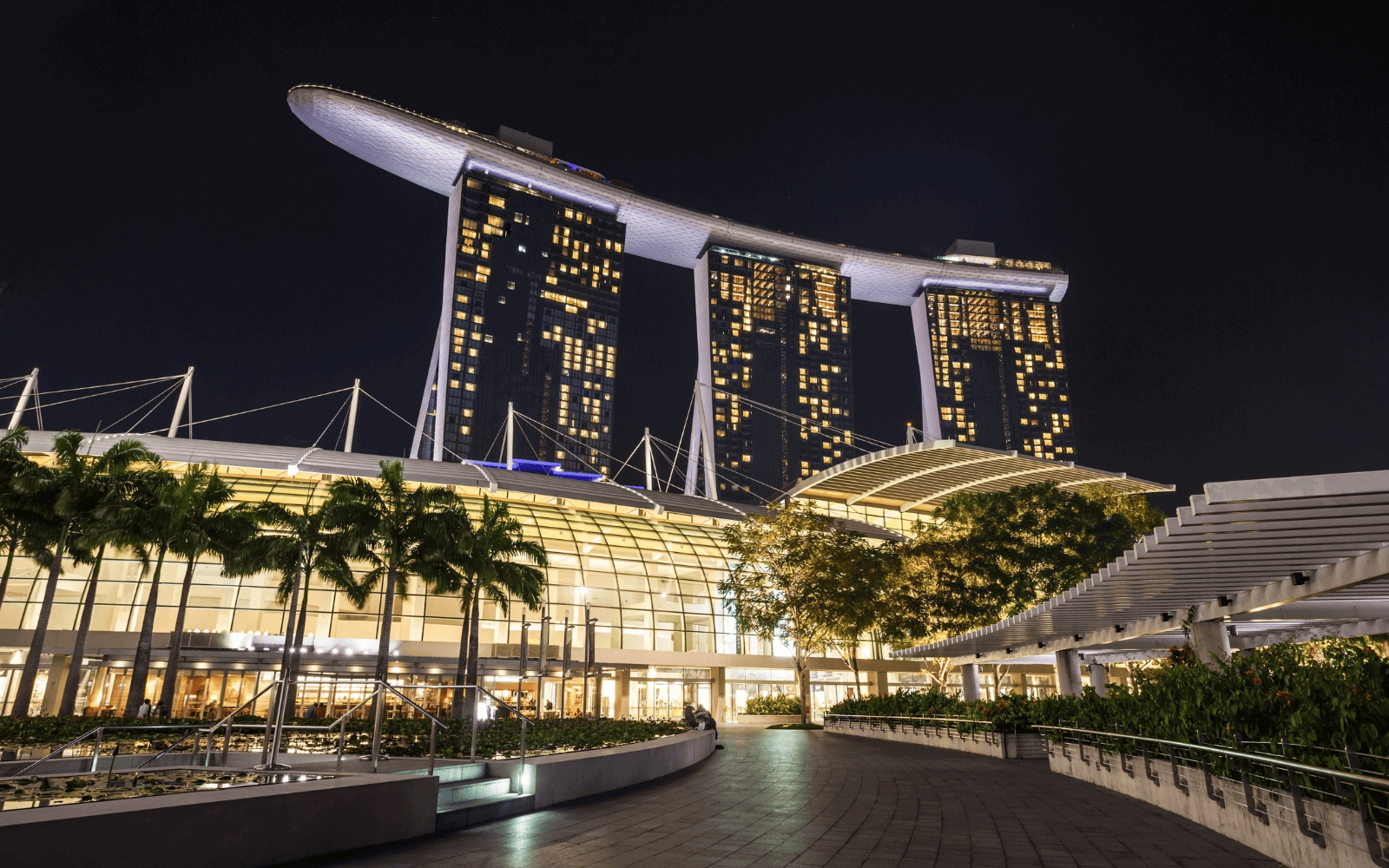 Marina Bay Sands at night