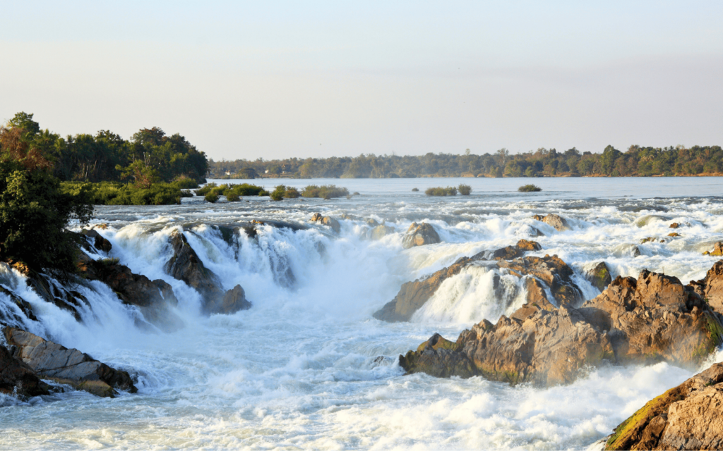 Khone Phapheng Falls, the widest waterfall in the world and the one of top stops on any Laos itinerary.