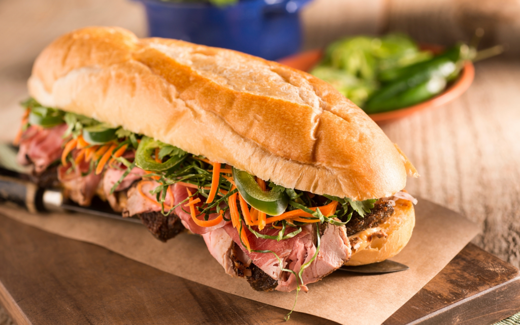 Banh Mi sandwich, famous snack of Vietnam